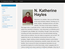 Tablet Screenshot of nkhayles.com